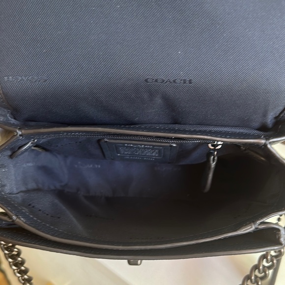 Coach Cassie 19 Pine/Gunmetal Aurora Multi Crossbody Bag - Picture 7 of 9